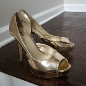 Gold heels
